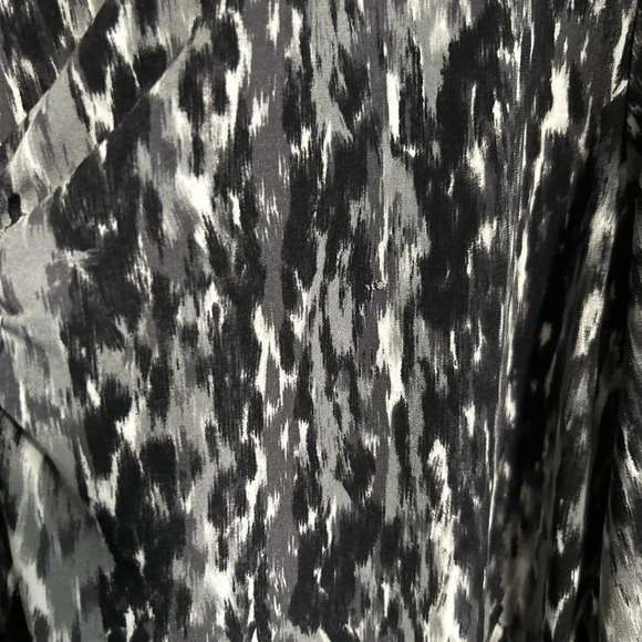 Alfani Women’s XL Popover Top V Neck Stretch 3/4 Sleeve Business Casual Slinky - Picture 3 of 11